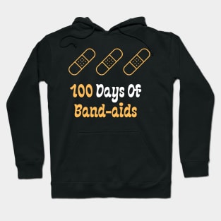 100 Days Of Band aids Hoodie